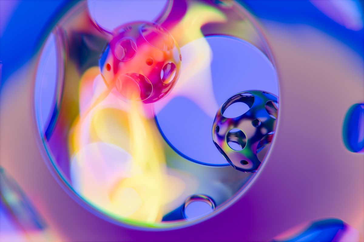 Learnova — abstract sample art